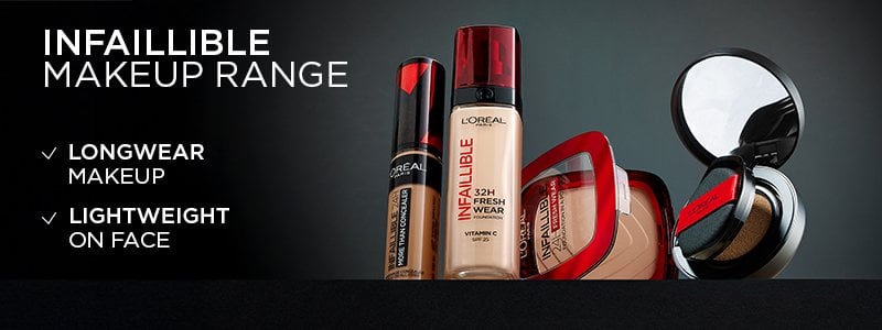 Infallible makeup range