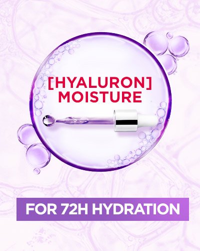Moisturised hair for 72H with Hyaluron Moisture