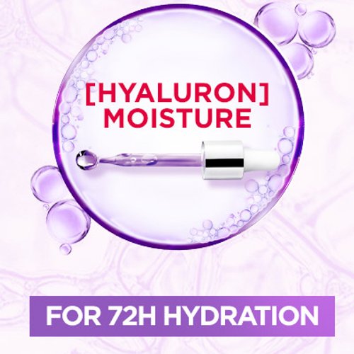 Moisturised hair for 72H with Hyaluron Moisture