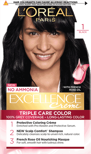 Buy Excellence Crème Regular (Black) Hair Colour Online at Best Prices |  L'Oréal Paris