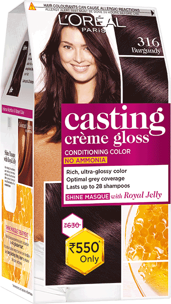 Buy Casting Crème Gloss Regular (Burgundy) Hair Colour Online at Best Prices  | L'Oréal Paris