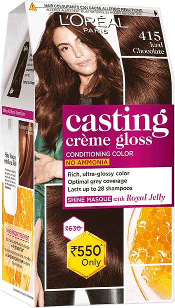 L'Oréal Paris Casting Crème Gloss Regular (Iced Chocolate) Hair Colour  Online at Best Price