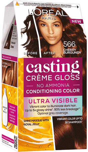 Casting Crème Gloss Ultra Visible Cherry Burgundy Hair Color| No Ammonia Hair  Color