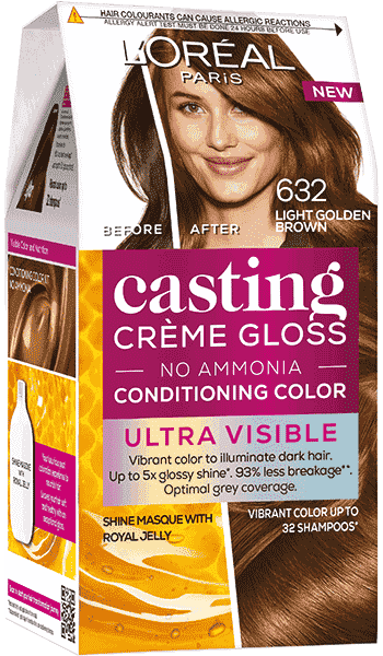 L’Oréal Casting Crème Gloss Ultra Visible Golden Brown Hair Color