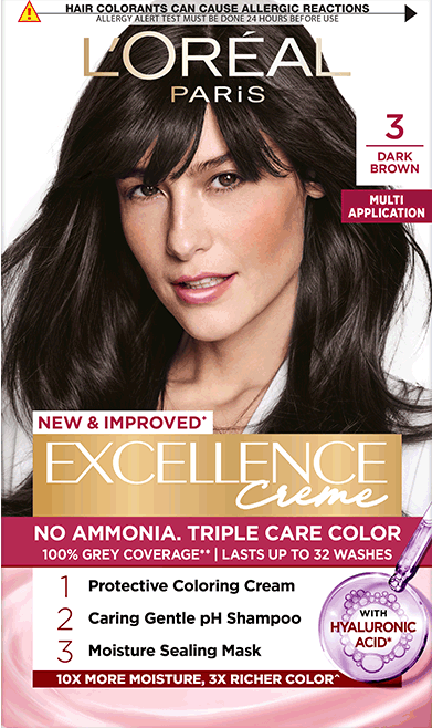 3 Dark Brown Excellence Packshot
