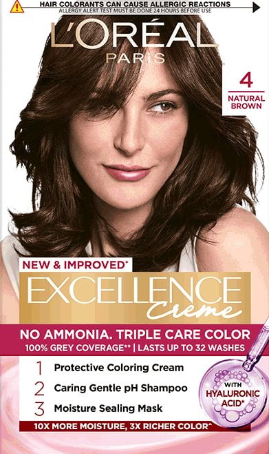 4 Natural Brown Excellence Packshot