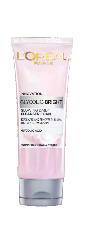 L’Oréal Paris Glycolic Bright Daily Foaming Face Cleanser, 50ml