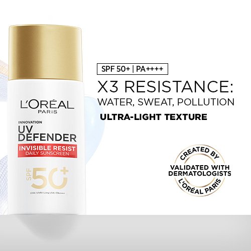 UV Defender Invisible Sunscreen SPF 50+